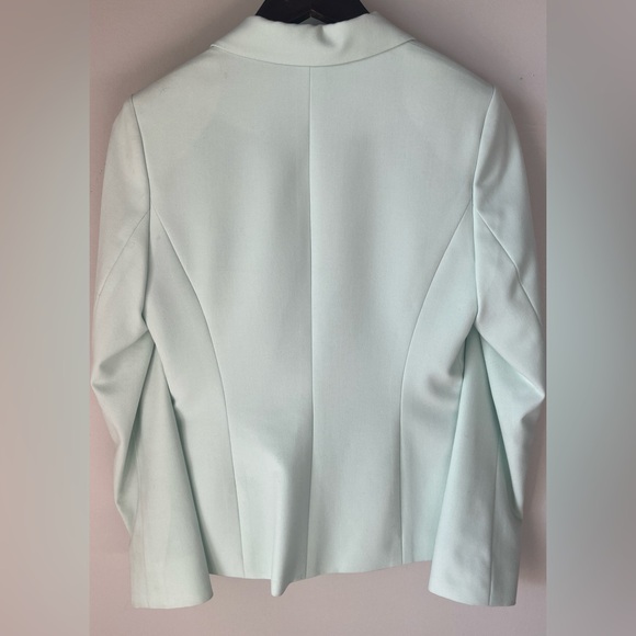 Seafoam Green Women’s Calvin Klein Suit Jacket | Size 6P | Excellent Condition - Picture 2 of 5